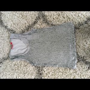 Silver sequins shirt